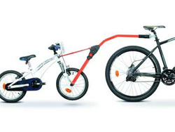 Trail Angel - gancio di traino per bici da bambino - rosso