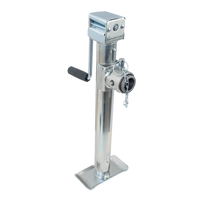 Supporto a manovella estensibile UNITRAILER TJ5002 per rimorchio pianale da 1300 kg, 560-940 mm