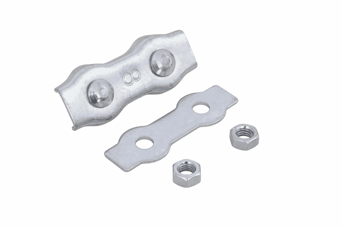 Morsetto a doppia sella DROMET ZLS.8 per corde da 8 mm