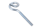 Gancio da cantiere DROMET HOH M12x170 con estremità oscillante
