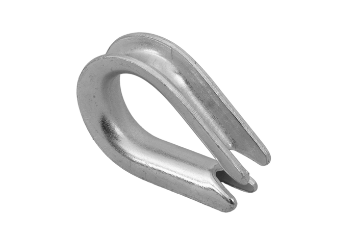 DROMET KU.6 redancia per corda, zigrinata in acciaio, 6 mm