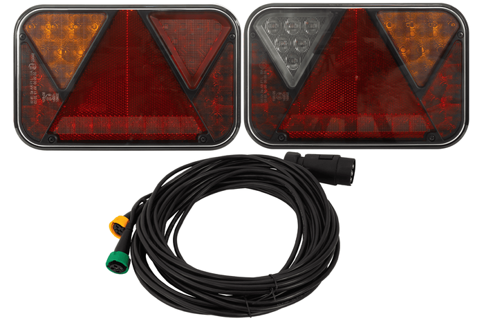 Luci posteriori a LED FRISTOM FT-270 + cablaggio MANTES 7m 7 PIN