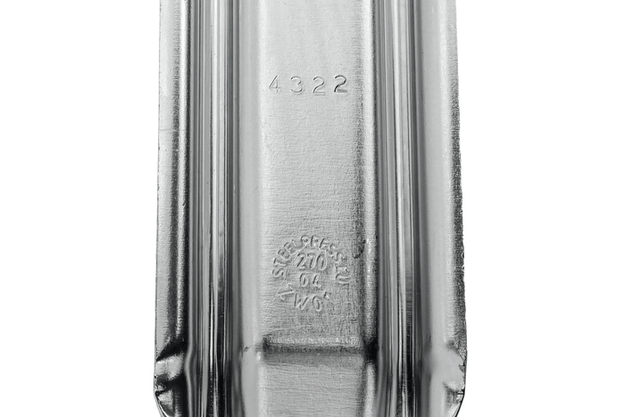 Cerniera laterale con maniglia STEELPRESS ZW-01.270A+UZ-01B montaggio laterale rimorchio completo