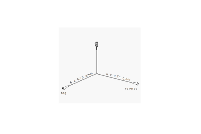 Impianto elettrico ASPÖCK, cablaggio rimorchio, 5 m, spina a 13 poli, 2 baionette a 5 poli