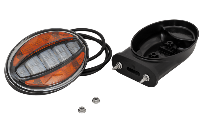 Lampada frontale universale a LED FRISTOM FT-356 con staffa di montaggio laterale