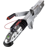Dispositivo di inerzia AL-KO 60S/2 con gancio AK161 per rimorchio da 750 kg con timone quadro