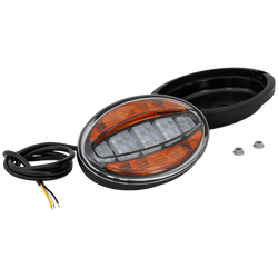 Faro anteriore universale a LED FRISTOM FT-356 con alloggiamento per montaggio a filo