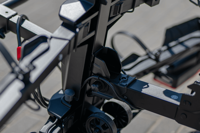 Portabici da gancio traino Inter Pack Spider 2E PRO per 2 biciclette elettriche