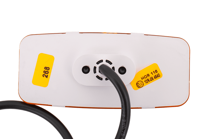 Lampada di segnalazione a LED HORPOL LD 2765, arancione, universale, con supporto