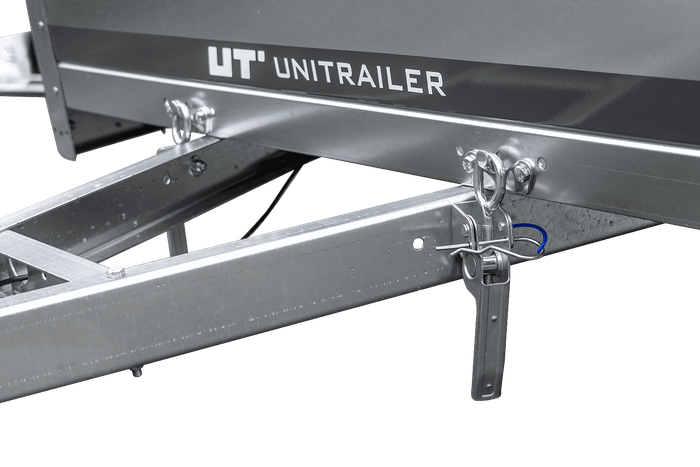 rimorchio leggero senza freni 230x125 cm Unitrailer Garden Trailer 230 kipp