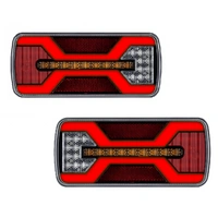 Lampy tylne KAMAR X-SPIDER L2430+L2431 bajonet 5PIN 7 funkcji lewa+prawa
