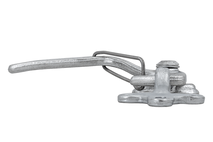 Gancio di traino destro con gancio WINTERHOFF WV 10-R + WVG 10-A chiusura completa laterale del rimorchio