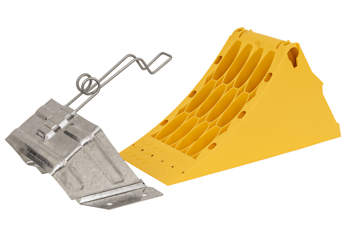 Cuneo per ruote G46 con staffa di montaggio LOKHEN h: 190 mm