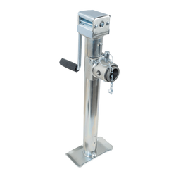 Supporto a manovella estensibile UNITRAILER TJ5002 per rimorchio pianale da 1300 kg, 560-940 mm