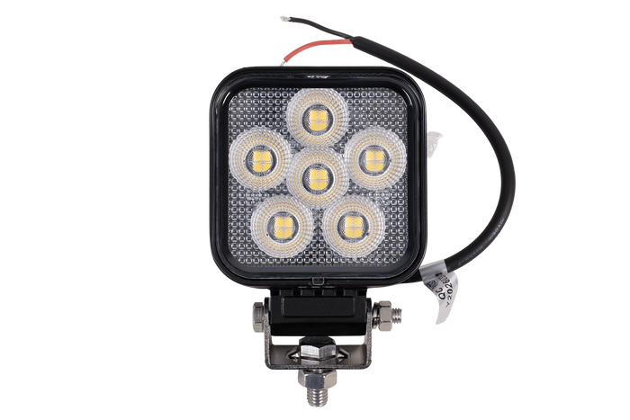 Faro da lavoro a LED con riflettore TT TECHNOLOGY NERO TT.13324 24xLED 1920lm quadrato