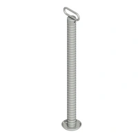 Supporto fisso con tubo corrugato KNOTT 6D6585.001 per rimorchio da 800 kg 48 mm 705 mm