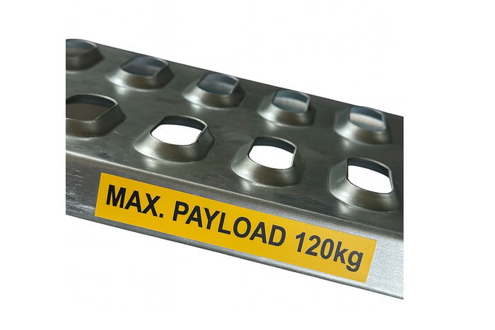 Rampe CHORUS per rimorchi 150cm 240kg set da 2