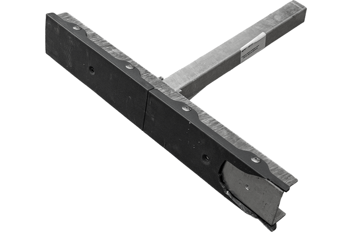 Supporto laterale piatto OUTLET UNITRAILER, lunghezza 59 cm, altezza 40 cm, per rimorchio per barca, GRIGIO