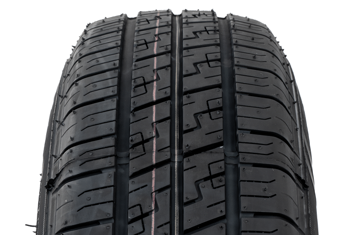 Ruota per rimorchio rinforzata KENDA PNEUMATICI 185/80 R14C 104/102N CERCHIO IN ALLUMINIO STARCO nero 5,5Jx14"H2 5x112 ET:30