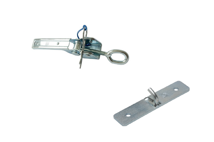 Gancio laterale con chiusura WINTERHOFF BV 40-1 + BVG 40-A chiusura eccentrica completa del lato del rimorchio