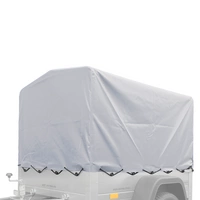 Telo grigio per rimorchio Garden Trailer 150 kipp 1500x1060x800 mm