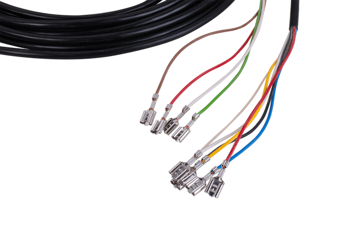 Cablaggio rimorchio per impianto elettrico MANTES 4m spina 7PIN connettori 6.3