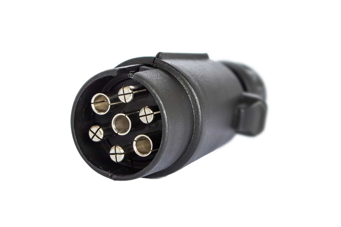 Spina ASPOCK a 7 poli per presa gancio di traino