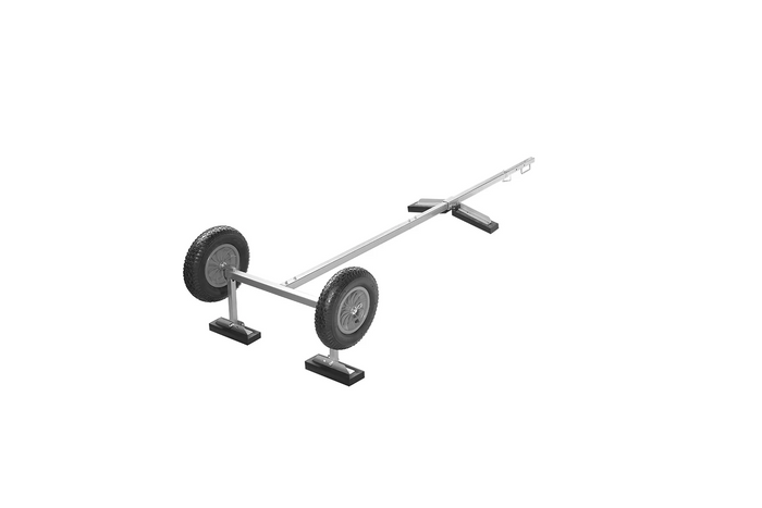 Carrello scorrevole ProPlus 740024CR per il trasporto di imbarcazioni leggere, pontoni da 70 kg