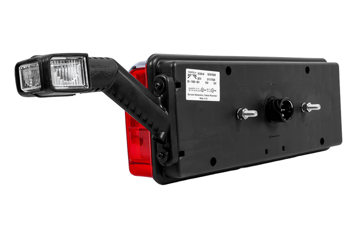 Fanale posteriore a baionetta a LED ASPÖCK EUROPOINT III 7PIN ASS2 con clacson 7 funzioni destro