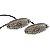 Set di due luci di posizione a LED ASPÖCK FLATPOINT II, ​​bianche, universali