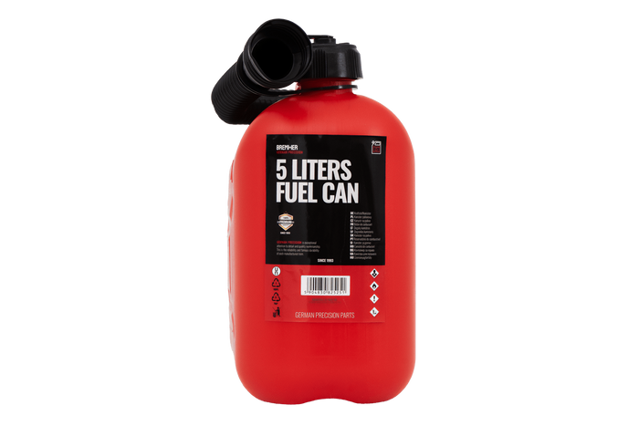 Contenitore in plastica HERMON da 5L con imbuto, rosso
