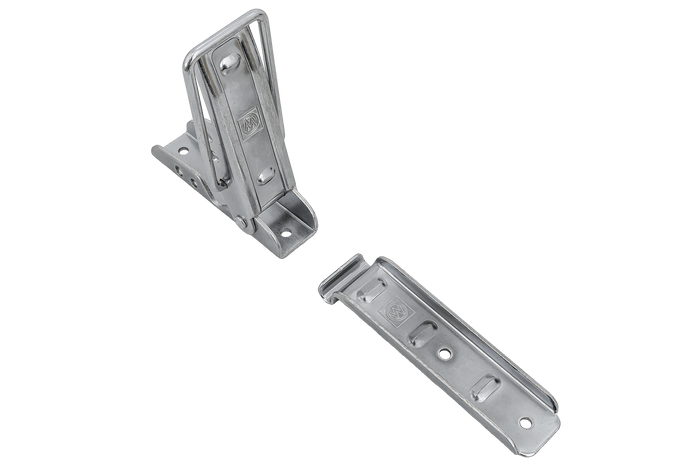 Gancio laterale con chiusura WINTERHOFF BV 10-2 + BVG 10-A chiusura laterale completa del rimorchio