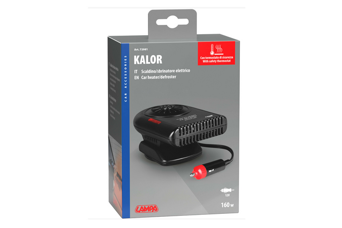 Sbrinatore per finestrini LAMP KALOR riscaldatore per auto 12V 160W