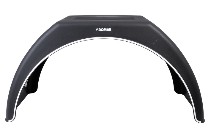 OUTLET Parafango gemellare per rimorchio 14-16" DOMAR DK3115 passaruota piatto 915/450mm