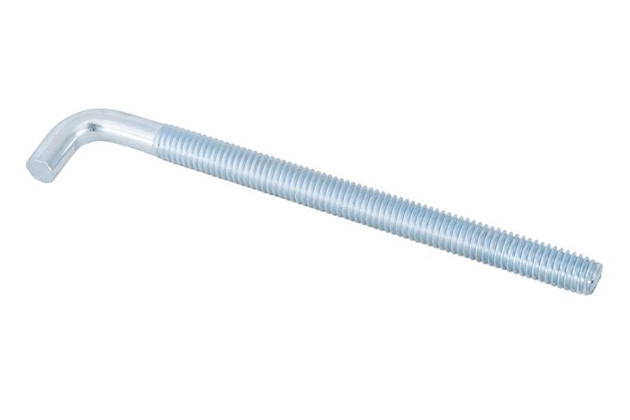 Gancio da costruzione DROMET HP M6x90 con estremità angolata (dritto)