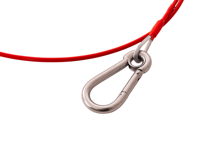 Corda di sicurezza di emergenza KNOTT breakaway con gancio a scatto 1700 mm