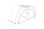 Parafango per rimorchio 14-17" DOMAR DK3110 passaruota piatto 870/260mm