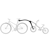 Trail Angel - Gancio di traino per bici per bambini - Nero