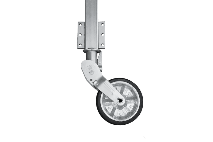 Ruota di supporto automatica UNITRAILER con maniglia 400 kg 60 mm 470-785 mm