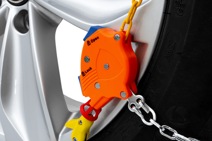 Catene da neve Inter Pack KNS 100 - 9 mm con dispositivo autotensionante