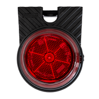 Lampada di segnalazione universale rossa a LED FRISTOM FT-059 con staffa angolare