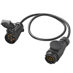 Cavo adattatore ProPlus per presa gancio di traino 13/7 PIN 80 cm
