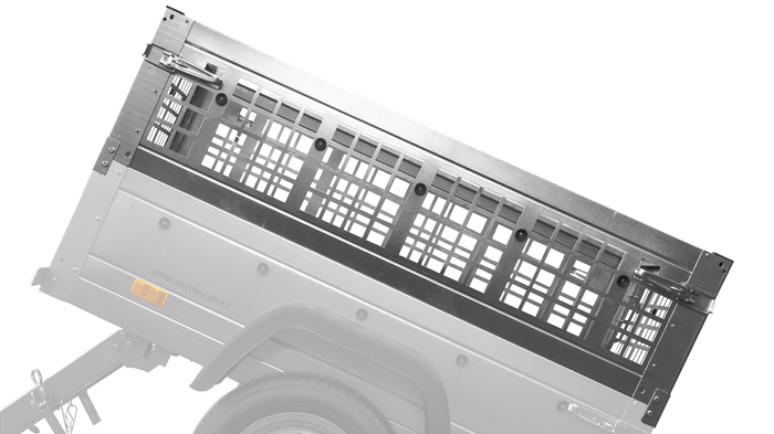 Sponde in rete per il rimorchio UNITRAILER GARDEN TRAILER 150 KIPP