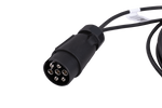 Cablaggio rimorchio per impianto elettrico MANTES 4m spina 7PIN connettori 6.3