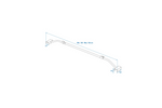 Staffa per telone piatto per rimorchio ProPlus 340914V01 regolabile 100–155 cm