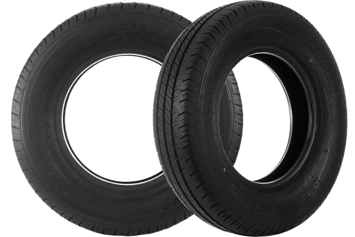 Set di due pneumatici rinforzati per il rimorchio LINGLONG R701 165/80 R13C 96/94N