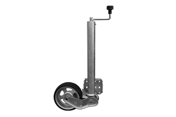 Ruota di supporto automatica UNITRAILER con maniglia 500 kg 60 mm 660-904 mm