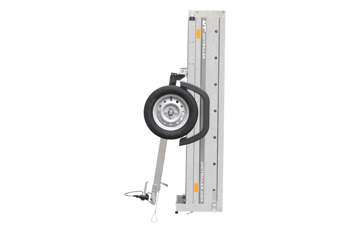 Rimorchio leggero senza freni 200x125 cm Unitrailer Garden Trailer 201 kipp