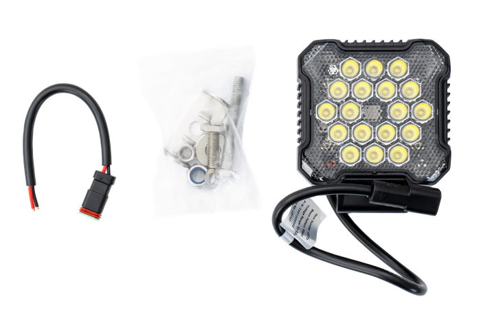 Lampada da lavoro TruckLED riflettore 18x LED 2800 LM connettore DT