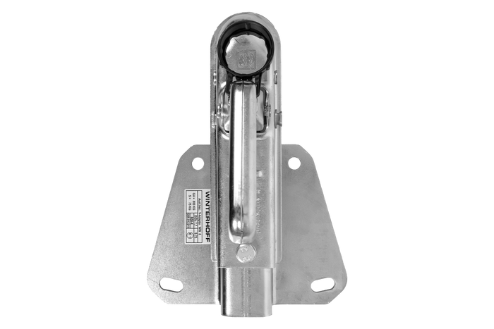 Adattatore per gancio di traino WINTERHOFF WW 8-G+V per rimorchio da 800 kg con timone a V.
